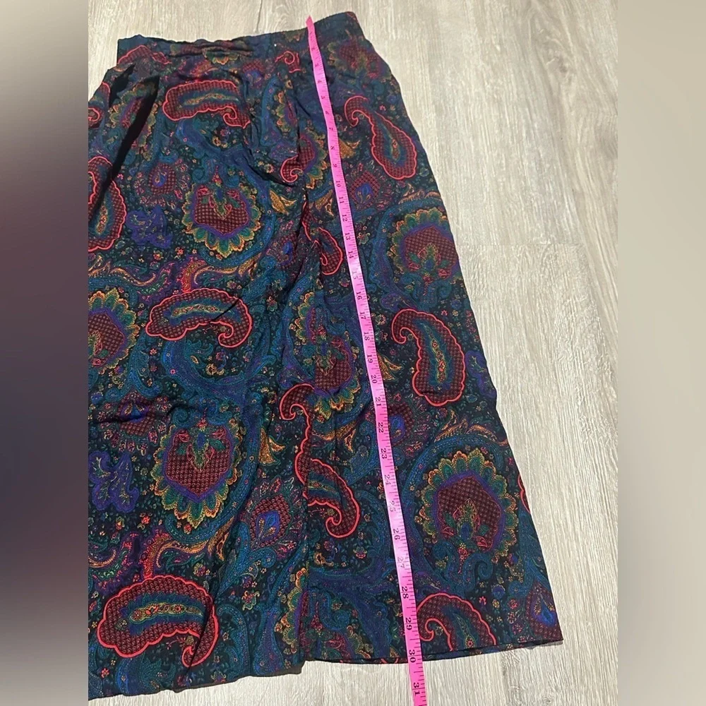 Vintage Paisley Patterned Maxi Skirt size XS\S (see measurements)